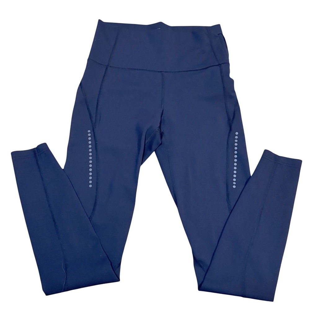 LNDR Navy Blue High Rise Athletic Leggings Small